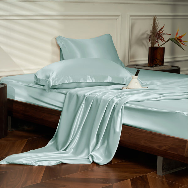 25 Momme Silk Sheet Set with Sham Pillowcases | THXSILK