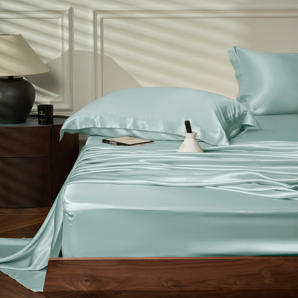 25 Momme Silk Sheet Set with Sham Pillowcases | THXSILK