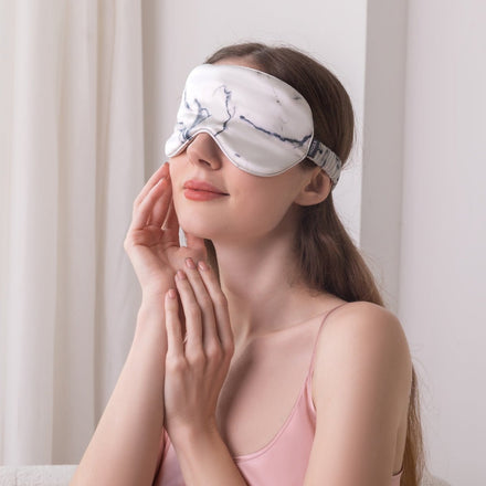 Marble Silk Sleep Eye Mask