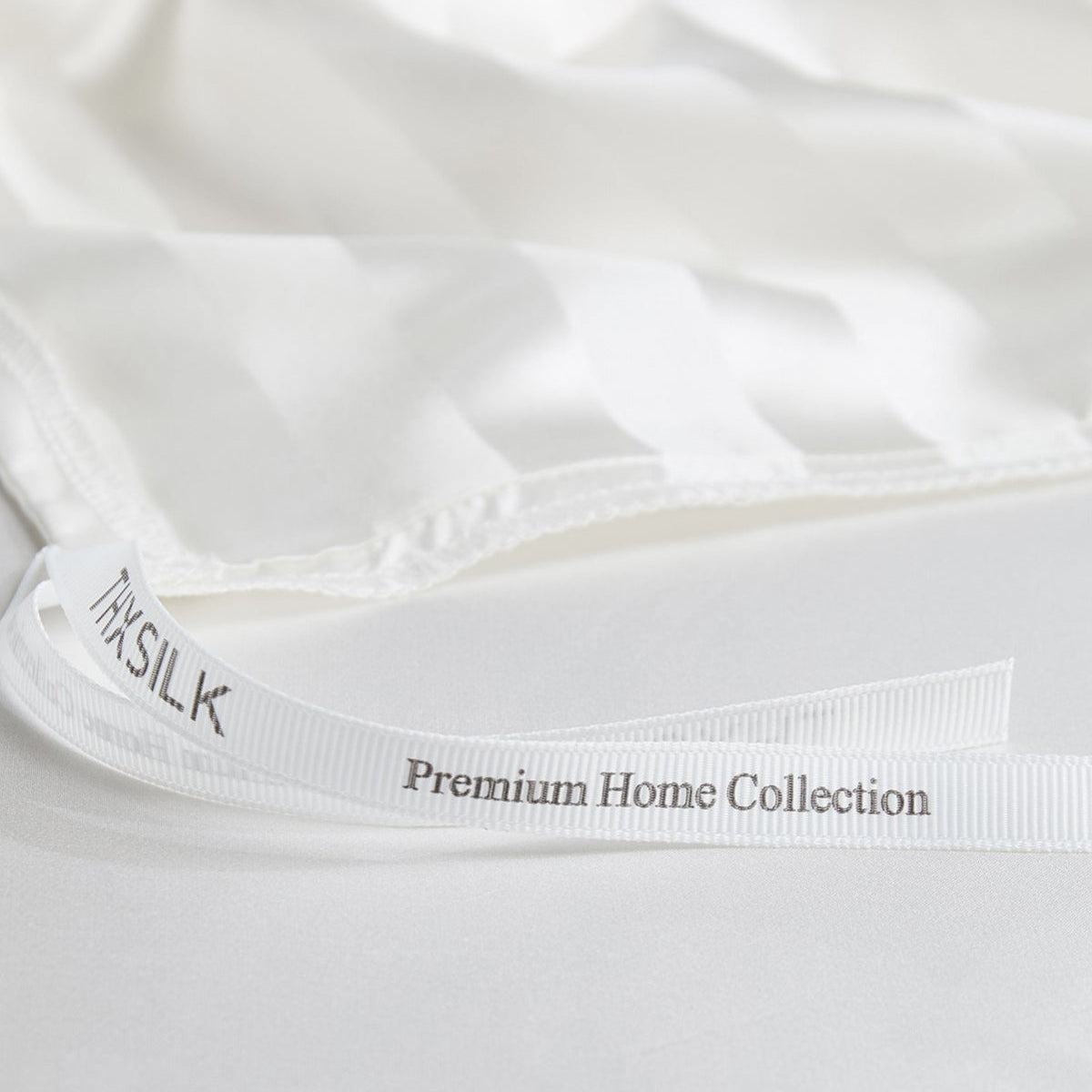 Striped Premium Silk Duvet Cover Set
