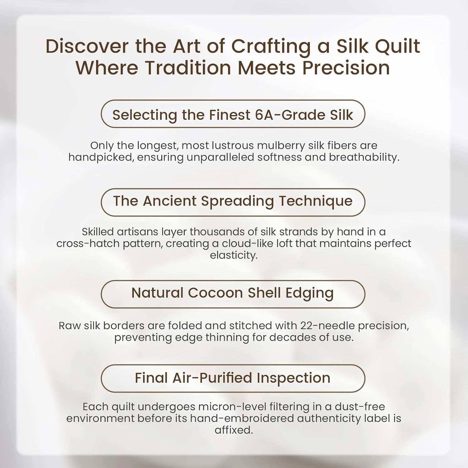 Luxury Double Cocoon Silk Filled Comforter All Season Duvet