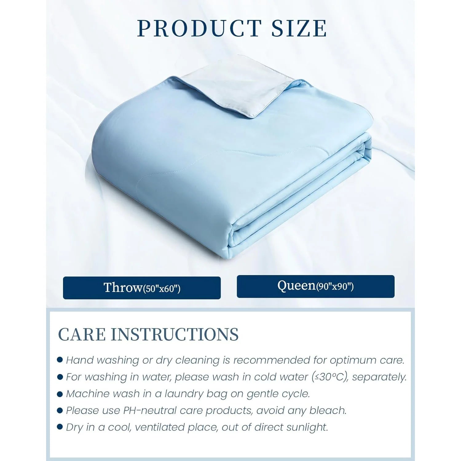 Luxury Gradient Silk Filled Blanket