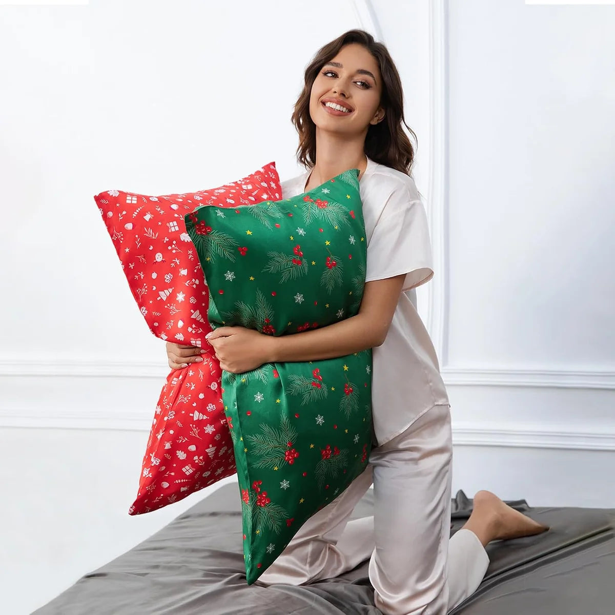 Christmas Premium Silk Pillowcase