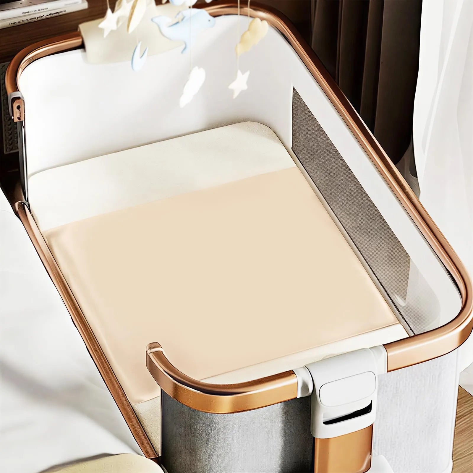 Pure Mulberry Silk Sleeve for Crib & Bassinet