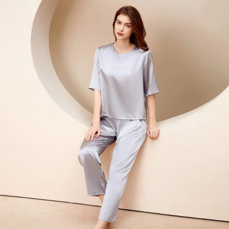 Silk Pullover Pajama Set