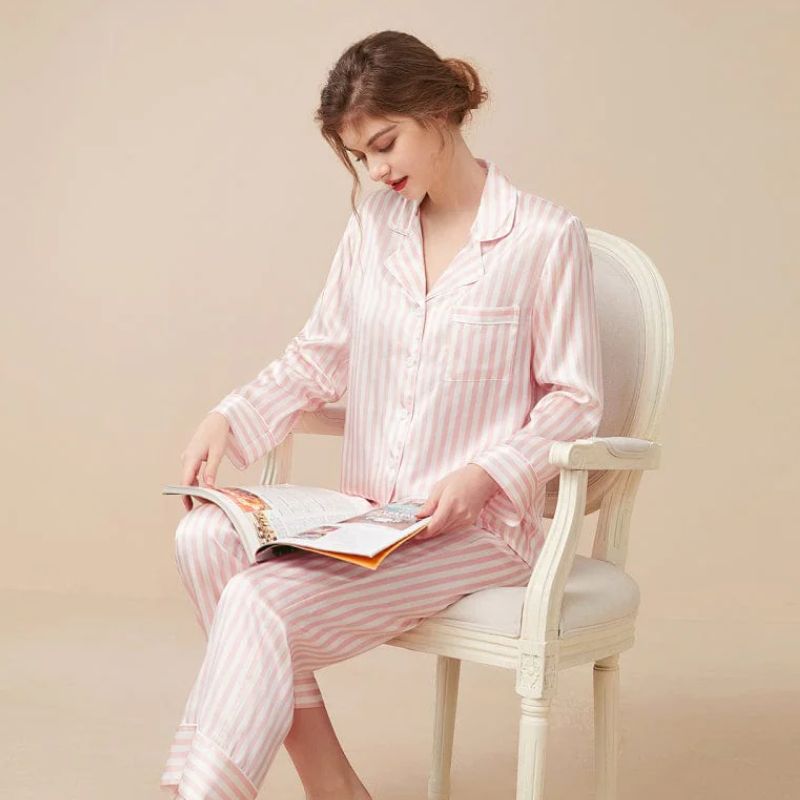 silk pajamas