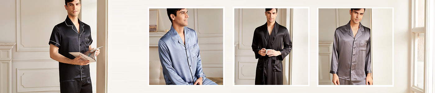 Mens Silk Pajamas