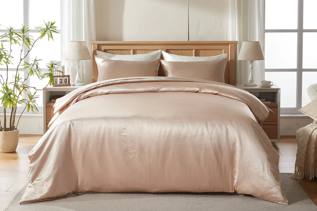 Welcome to thxsilk 100% Pure Mulberry Silk Duvet Cover Set