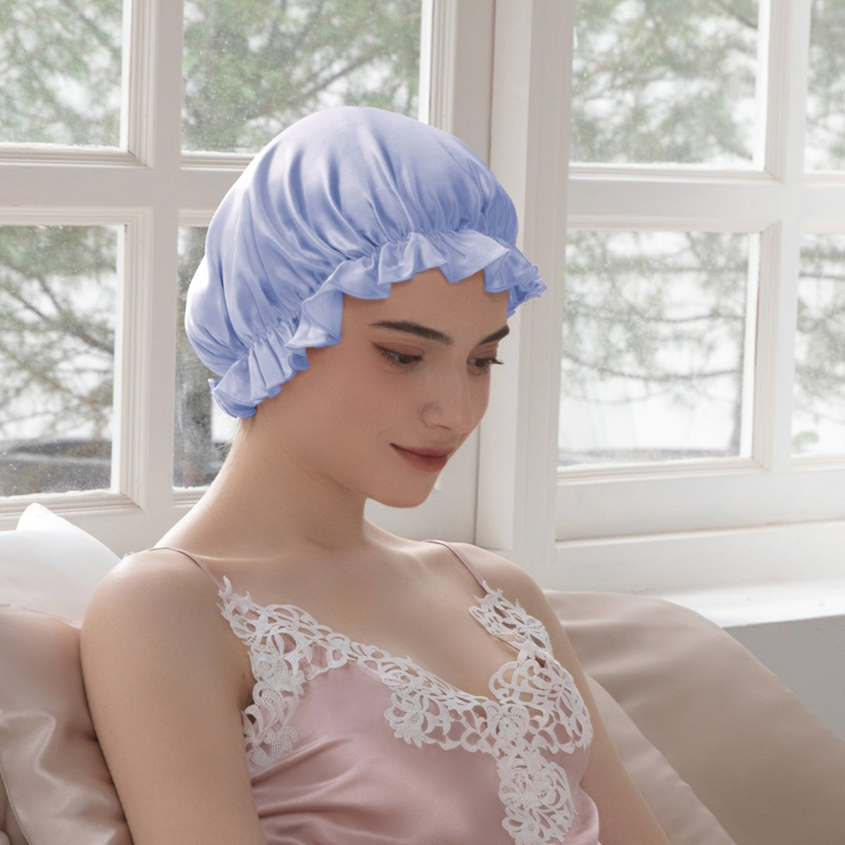 Pure Mulberry Silk Sleep Cap