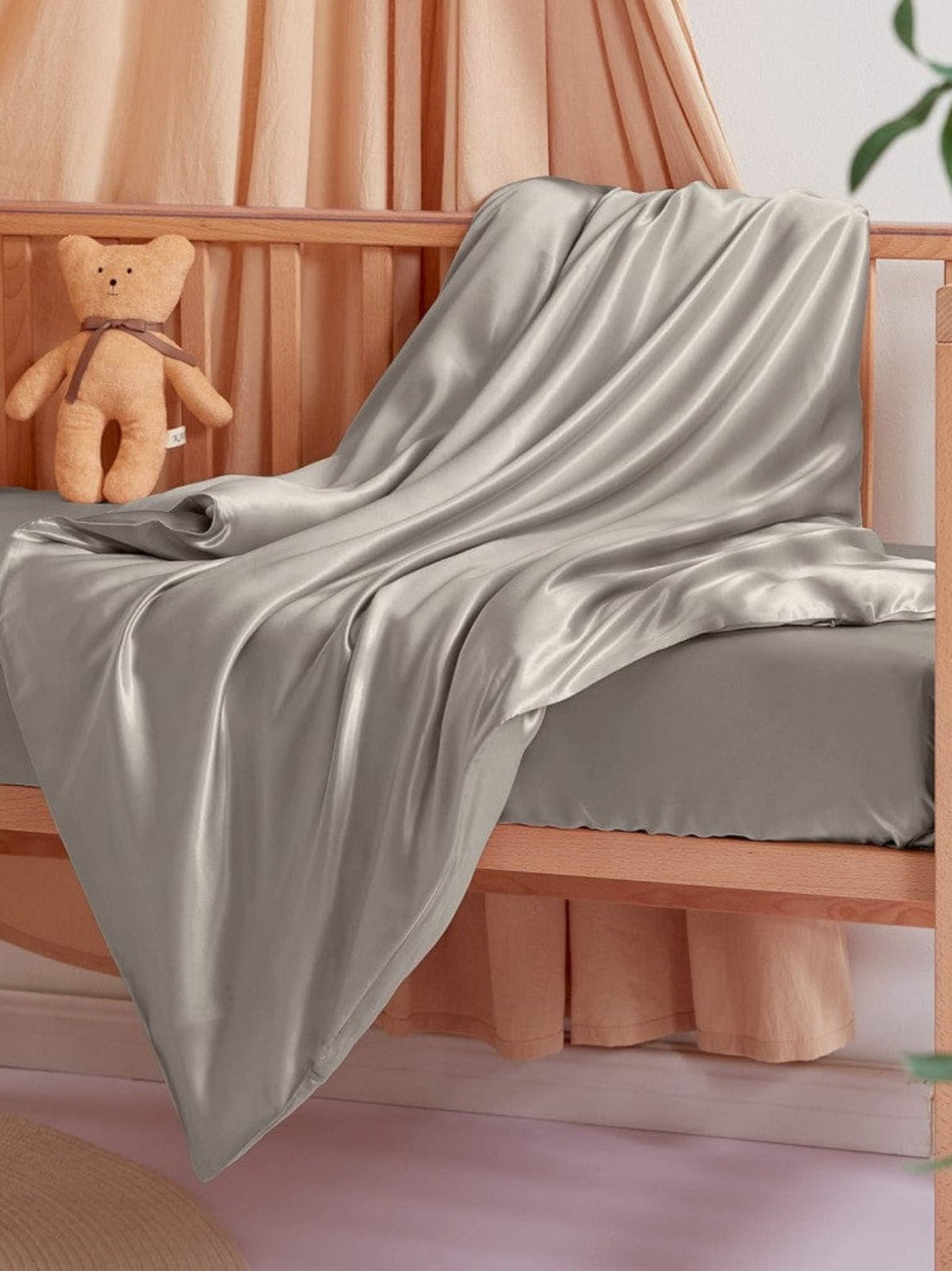 19 Momme Crib Silk Duvet Cover - THXSILKW01W26602X