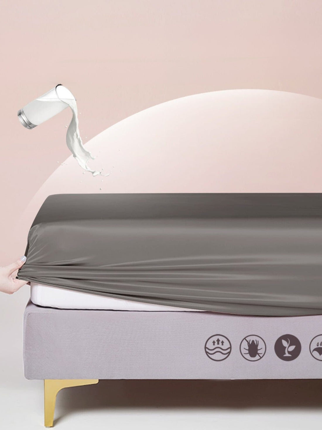 19 Momme Easy Care Series Silk Fitted Sheet - THXSILK051656702475
