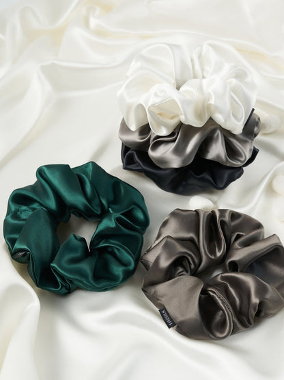 19 Momme Large Silk Scrunchies - THXSILK950036576257