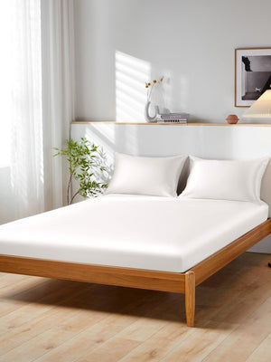 Soft Silk Fitted Sheet Set