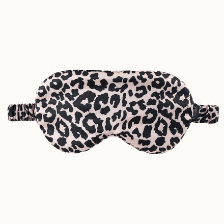 Leopard Silk Sleep Eye Mask