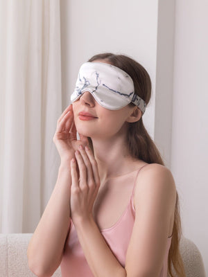 Marble Silk Sleep Eye Mask