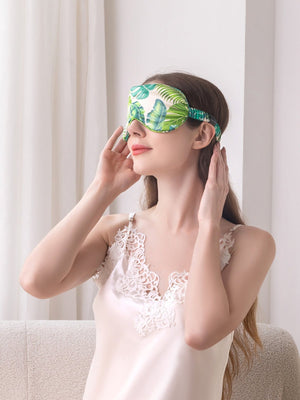 Monstera Silk Sleep Eye Mask