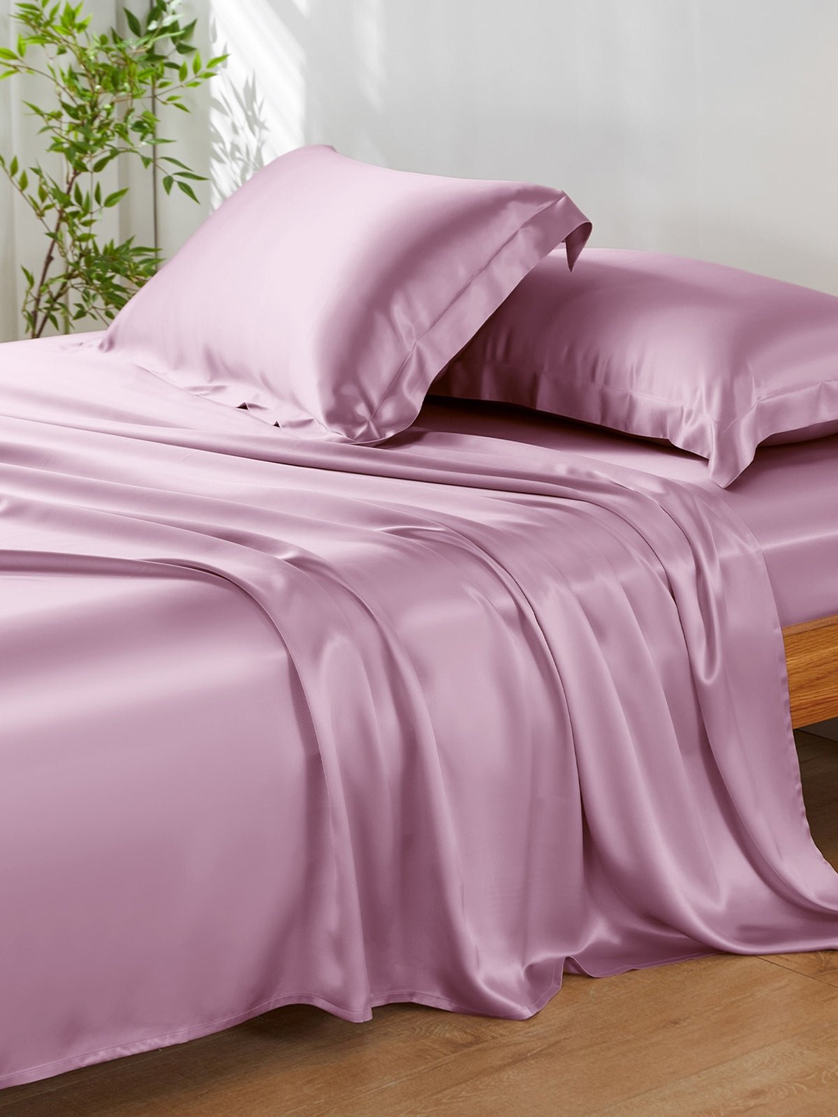 19 Momme Silk Sheet Set with Sham Pillowcases - THXSILK850554710957