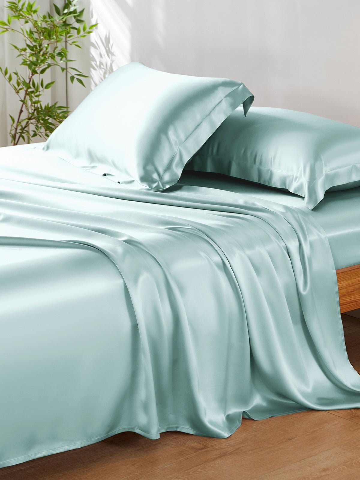 19 Momme Silk Sheet Set with Sham Pillowcases - THXSILK850554B15857