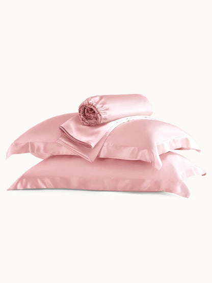 19 Momme Silk Sheet Set with Sham Pillowcases - THXSILKW01W22407F