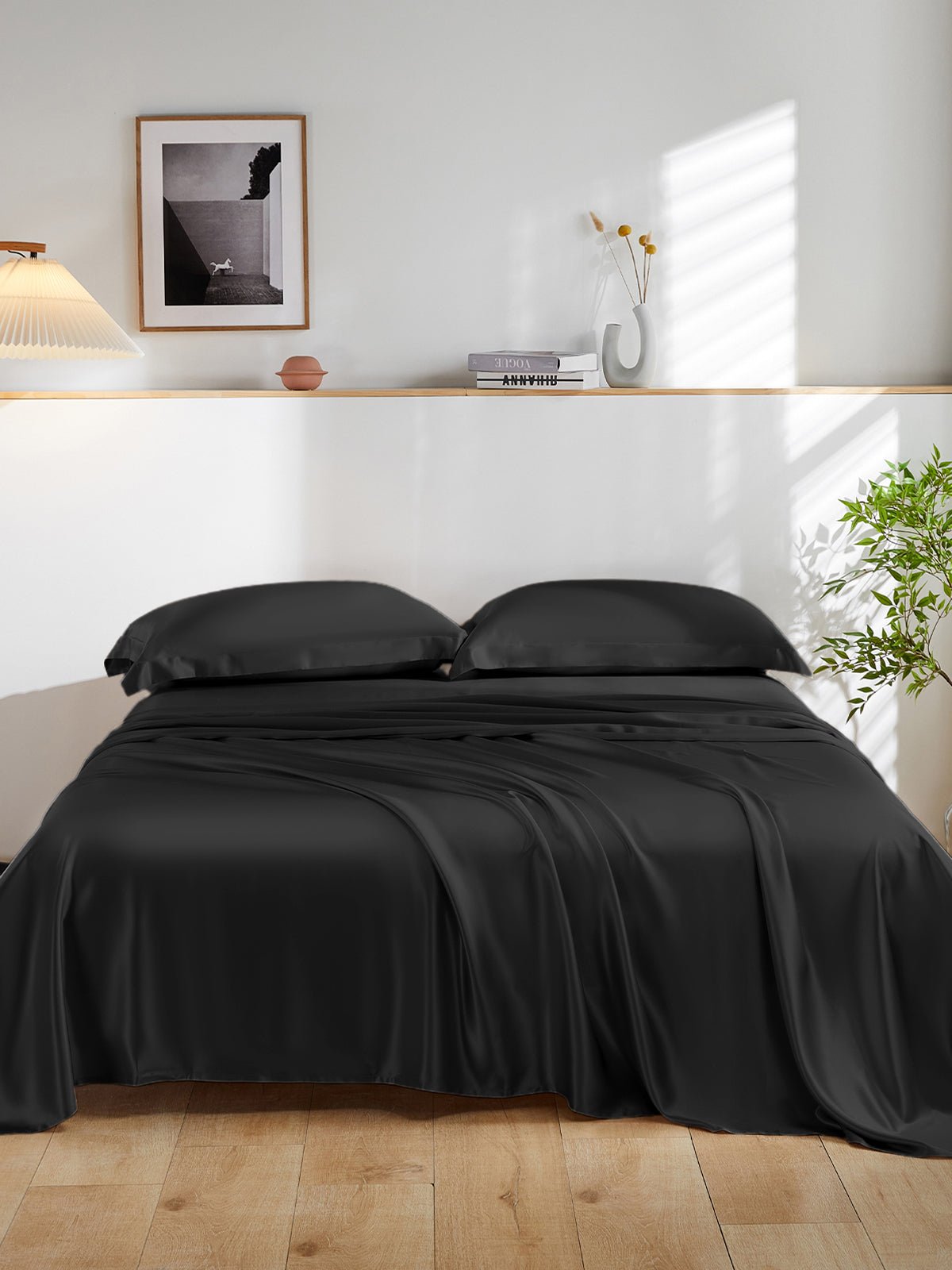 19 Momme Silk Sheet Set with Sham Pillowcases - THXSILKW01W23407F