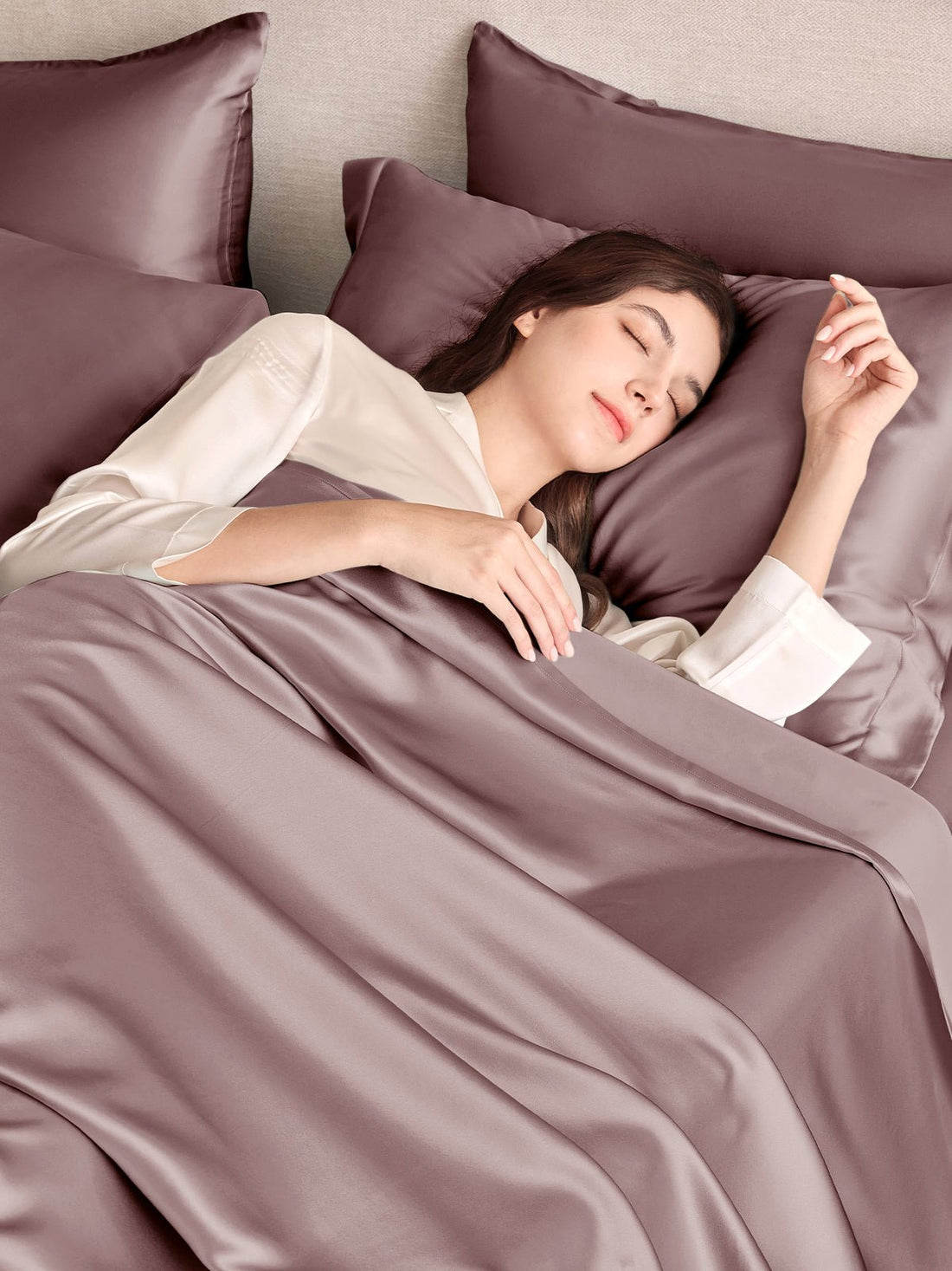 19 Momme Silk Sheet Set with Sham Pillowcases - THXSILKW01W06407F