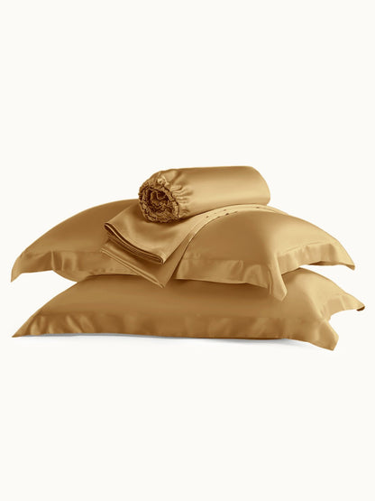 19 Momme Silk Sheet Set with Sham Pillowcases - THXSILKW01W08407F