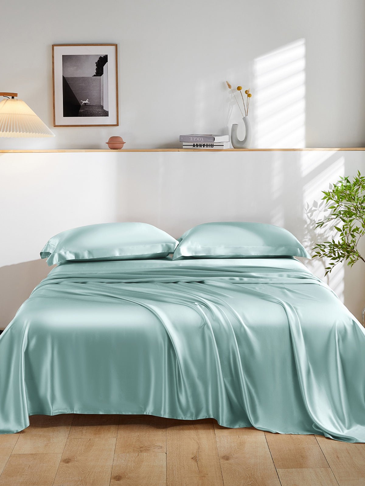 19 Momme Silk Sheet Set with Sham Pillowcases - THXSILK850554504957
