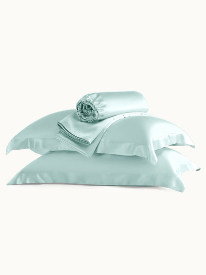 19 Momme Silk Sheet Set with Sham Pillowcases - THXSILK850554504957
