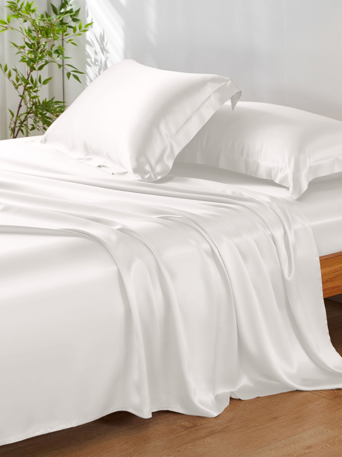 19 Momme Silk Sheet Set with Sham Pillowcases - THXSILKW01W21407F
