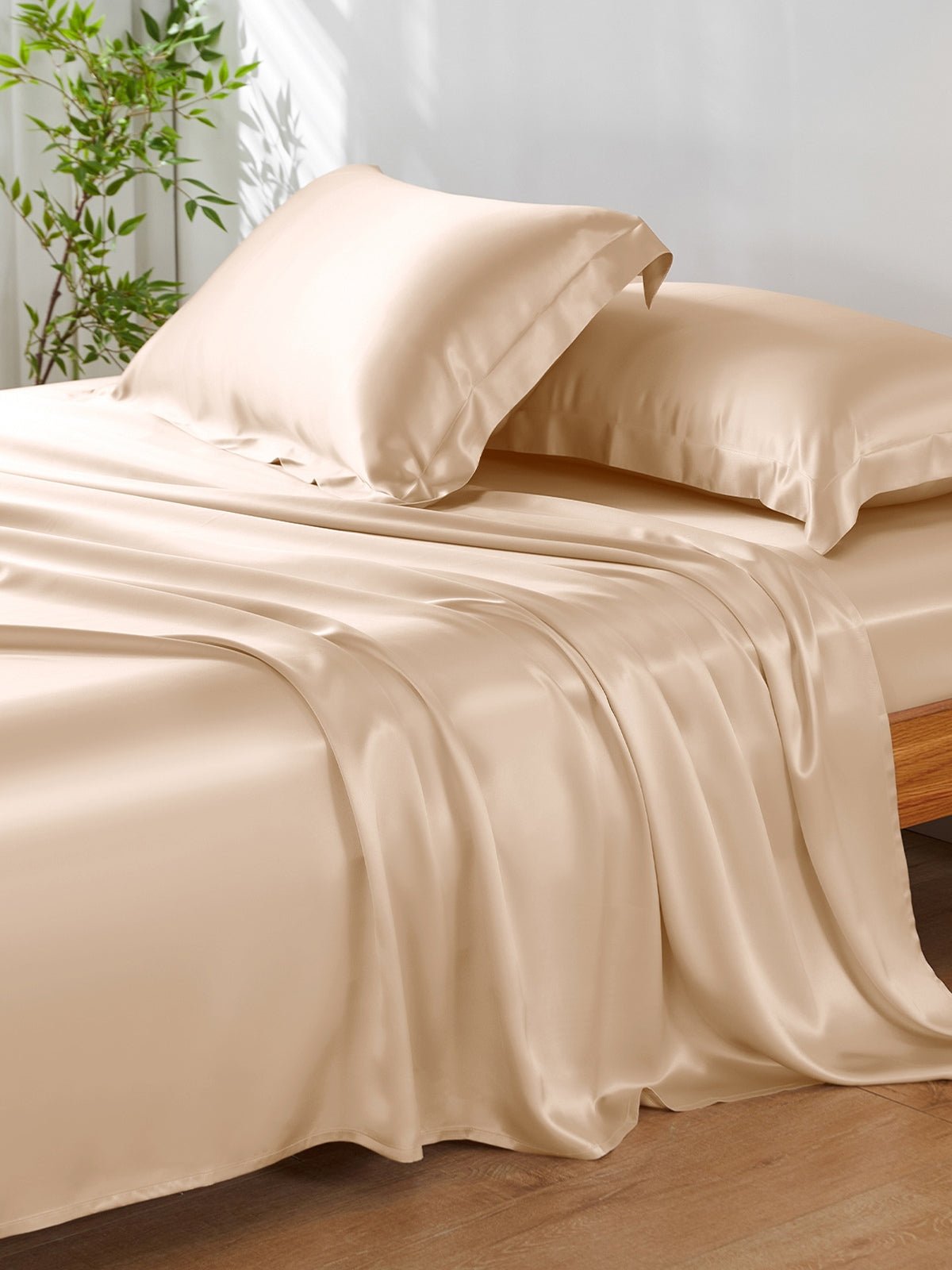 19 Momme Silk Sheet Set with Sham Pillowcases - THXSILKW01W24407F