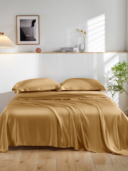 19 Momme Silk Sheet Set with Sham Pillowcases - THXSILKW01W08407F