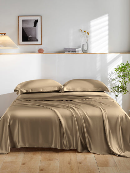 19 Momme Silk Sheet Set with Sham Pillowcases - THXSILK850554B15857