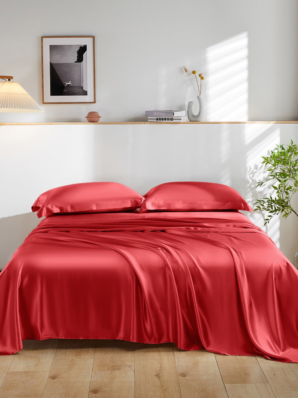 19 Momme Silk Sheet Set with Sham Pillowcases - THXSILKW01W15407F