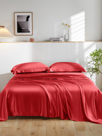19 Momme Silk Sheet Set with Sham Pillowcases - THXSILKW01W15407F