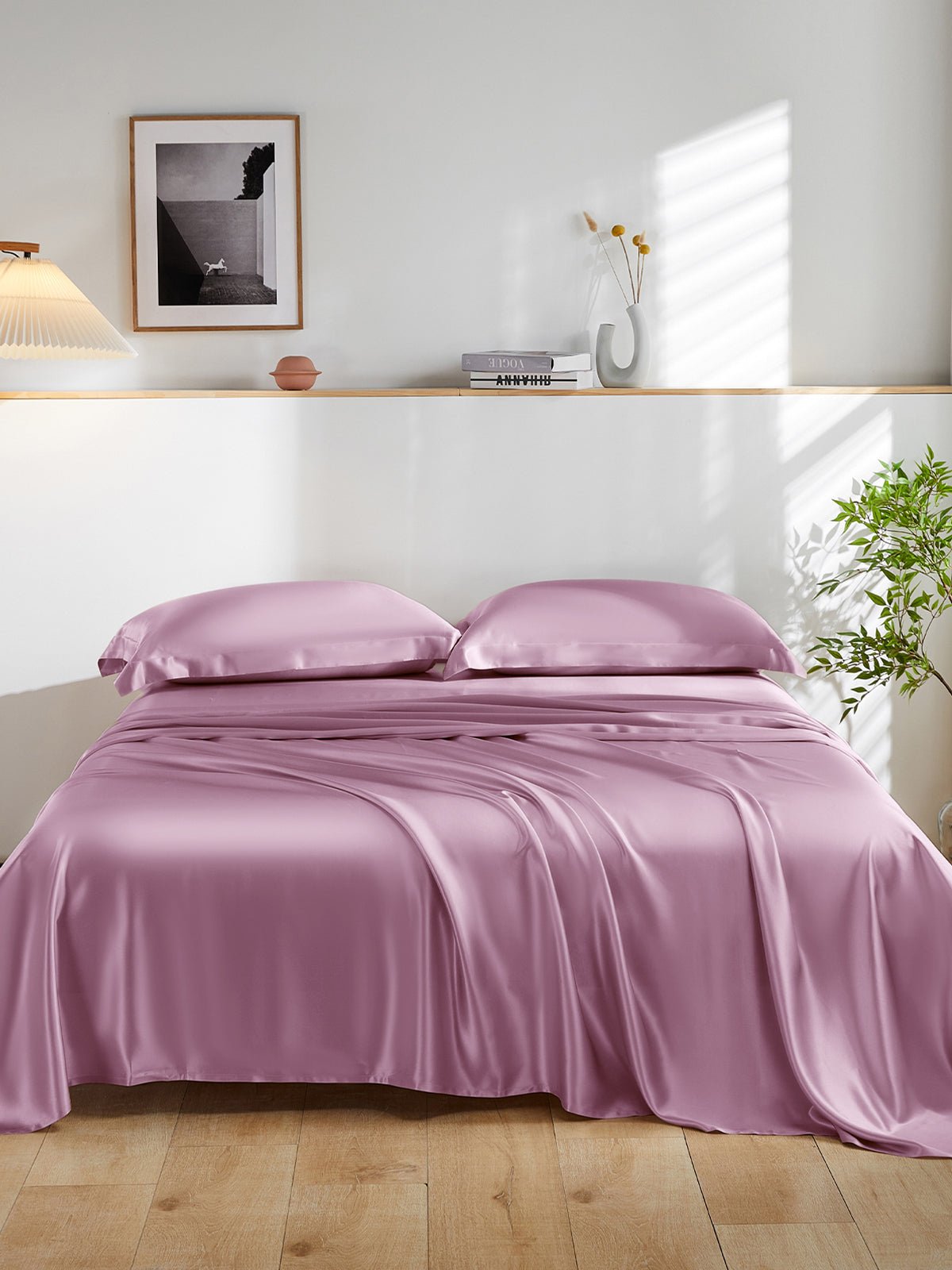 19 Momme Silk Sheet Set with Sham Pillowcases - THXSILK850554710957