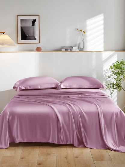 19 Momme Silk Sheet Set with Sham Pillowcases - THXSILK850554710957