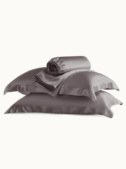 19 Momme Silk Sheet Set with Sham Pillowcases - THXSILKW01W25407F
