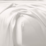 19 Momme White Silk Sheet Set