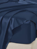 25 Momme Dark Navy Silk Sheet Set