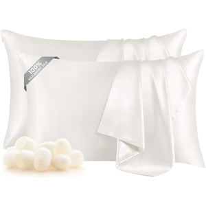 2 Pack Soft Silk Pillowcases