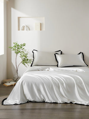 Elegant Silk Duvet Cover Set