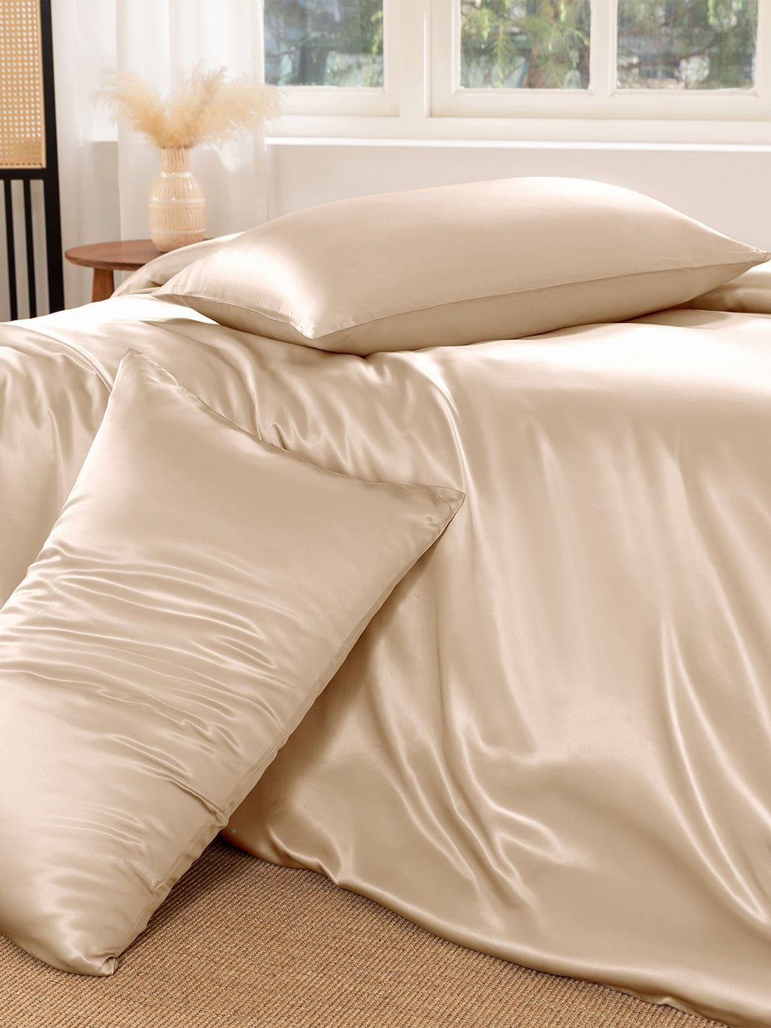 22 Momme Silk Duvet Cover Set - THXSILKW01SJTD106