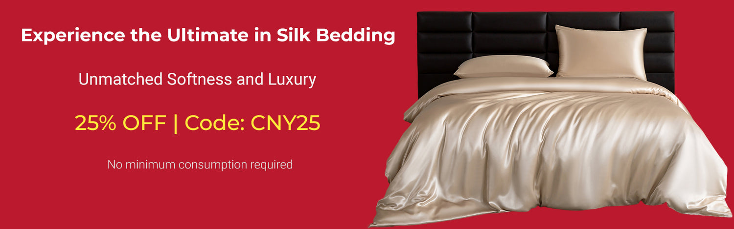 25 Momme Silk Bedding Sale