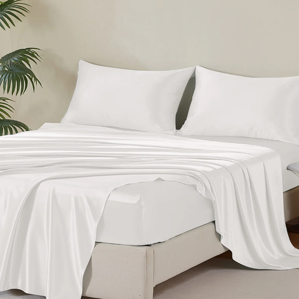 Silk Sheets, Bed Sheets & Sheet Sets 19/22/25 Momme, Queen/King/Full