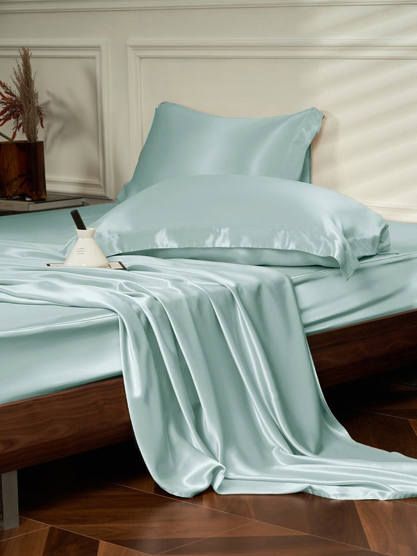 25 Momme Silk Sheet Set with Sham Pillowcases