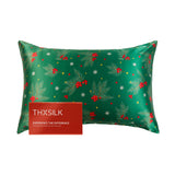 Christmas 22 Momme Pure Silk Pillowcase