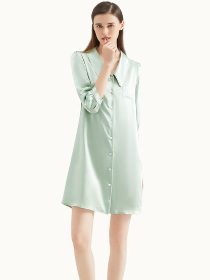 Green Silk Nightshirt