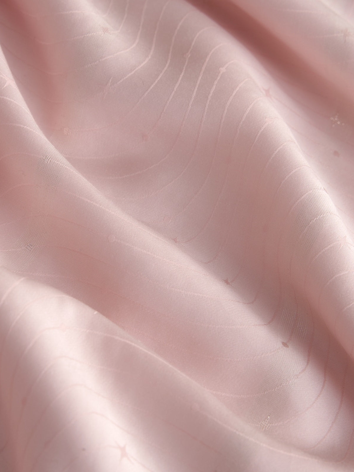 Pink silk comforter