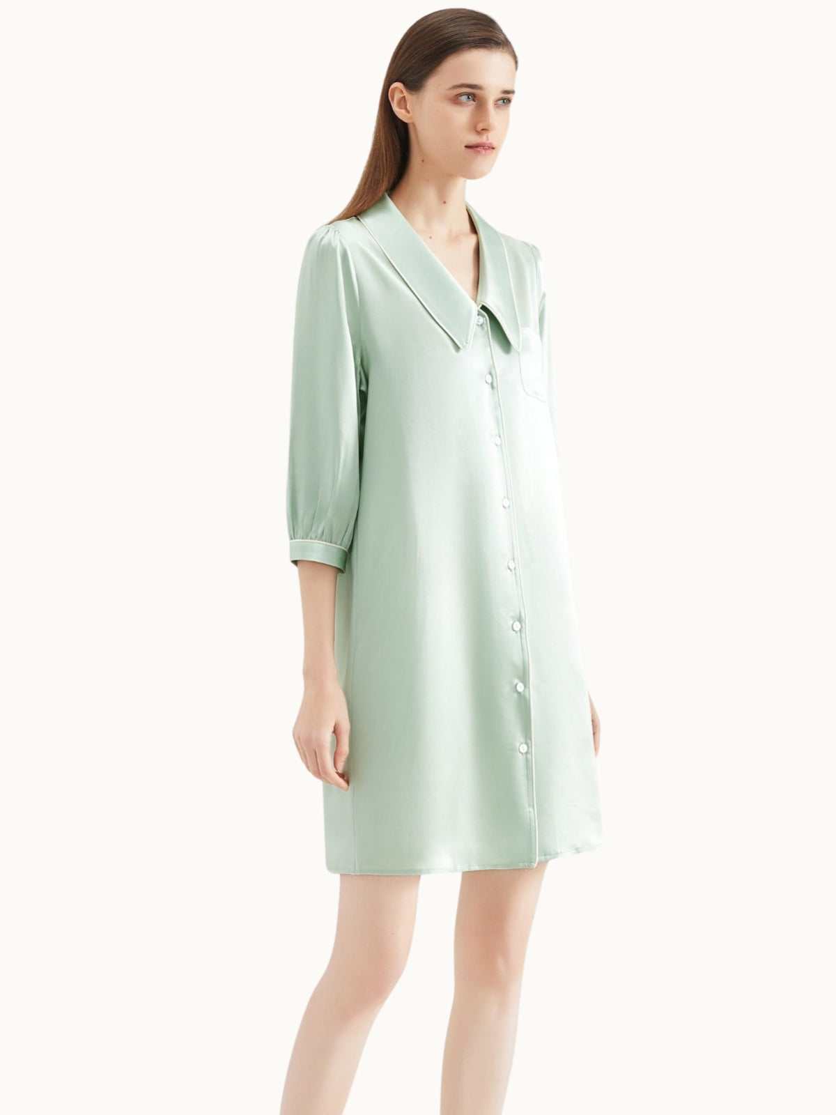 Green Silk Nightshirt