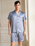 19 Momme Men's Short Silk Pajamas Set